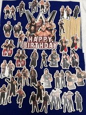 37 Pcs Wresting WWE Cake