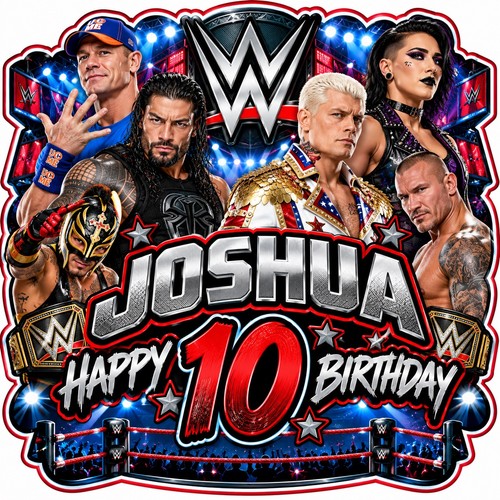 Wwe cake topper - wwe,