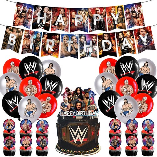 Wwe theme party decorations - theme,