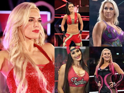 Edible wwe girls cake icing - girls,