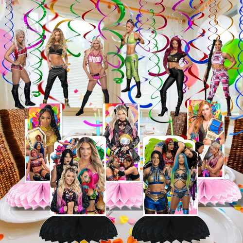 Wwe wrestling girl - plate, cup
