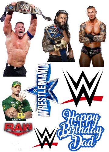 Wwe edible wrestling cena - edible, j.