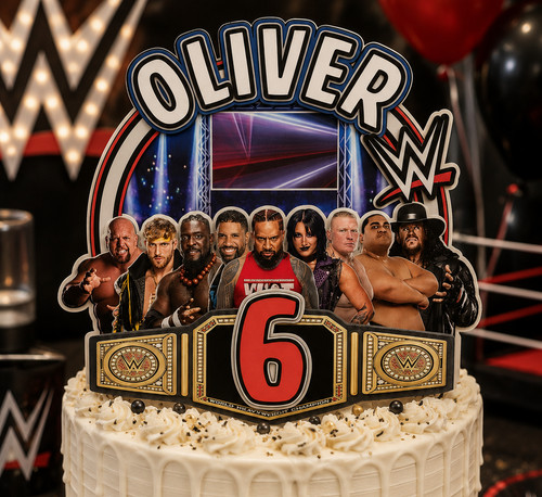 Wwe wrestling birthday cake - wwe,