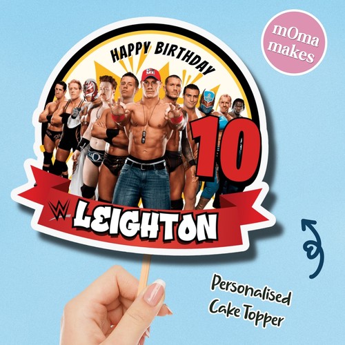 Wrestling cake topper - ,