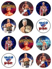 12 X Pre Cut Edible Icing