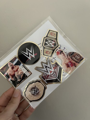 Wwe wrestling cupcake toppers - wwe,