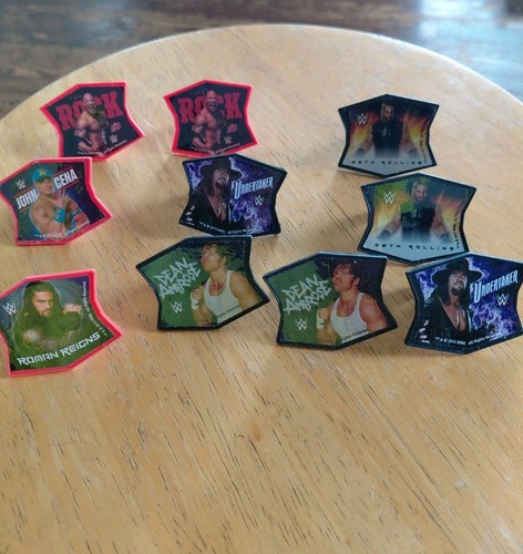 Wwe wrestling cupcake toppers - wrestling,
