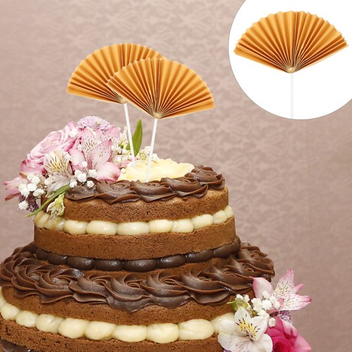 Reusable paper fan - fan, cake