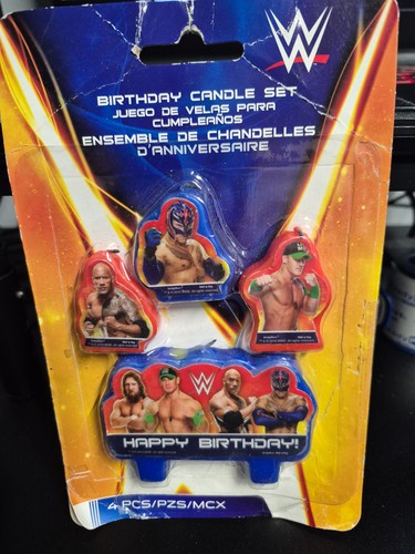 Wwe birthday candle set - birthday, of