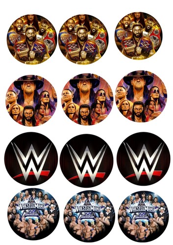 Wwe wrestling raw edible - edible, 12