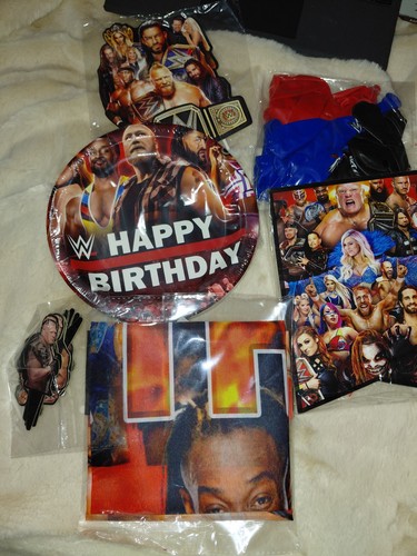 Wwe party supply pack happy - supply,