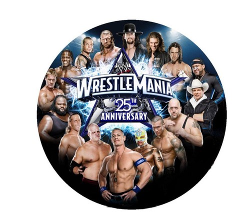 Wrestling wwe raw edible - wrestling, sugar