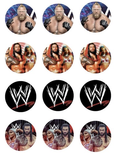 Edible cupcake toppers 2inch - cupcake,