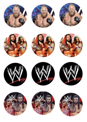 Edible cupcake toppers inch - 2,