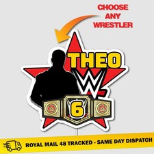 Personalised Name/Age WWE WWF